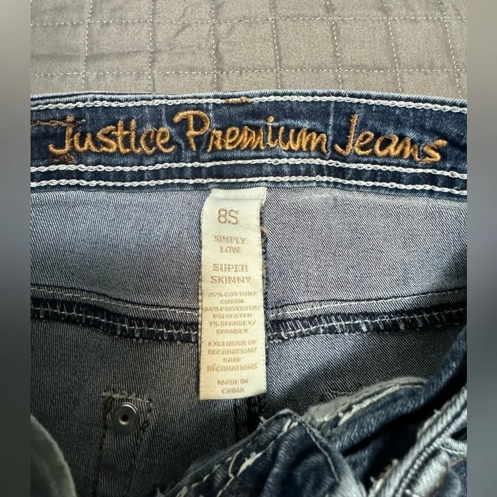 Justice Premium Skinny Jeans Girls